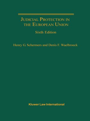 cover image of Judicial Protection in the European Union